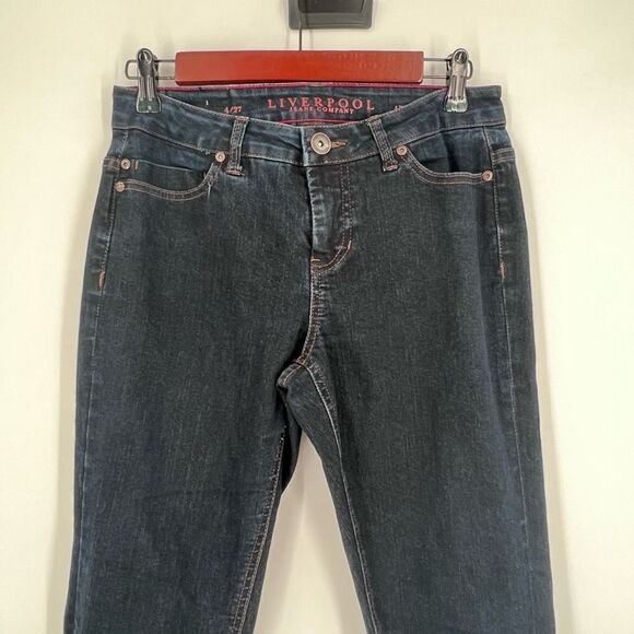 Liverpool Women's Mid Rise Abby Skinny Jeans Silky Soft Denim in Freeman Sz 4/27 - Picture 5 of 12